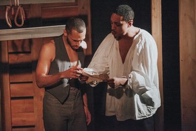 Nathaniel Andrew (Hammet) and Breon Arzell (Ron) Photo