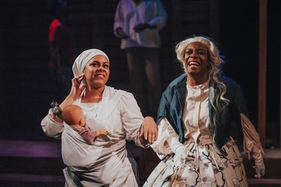 Nathaniel Andrew (Hammet) and Christopher W. Jones  (Nat Turner) Photo