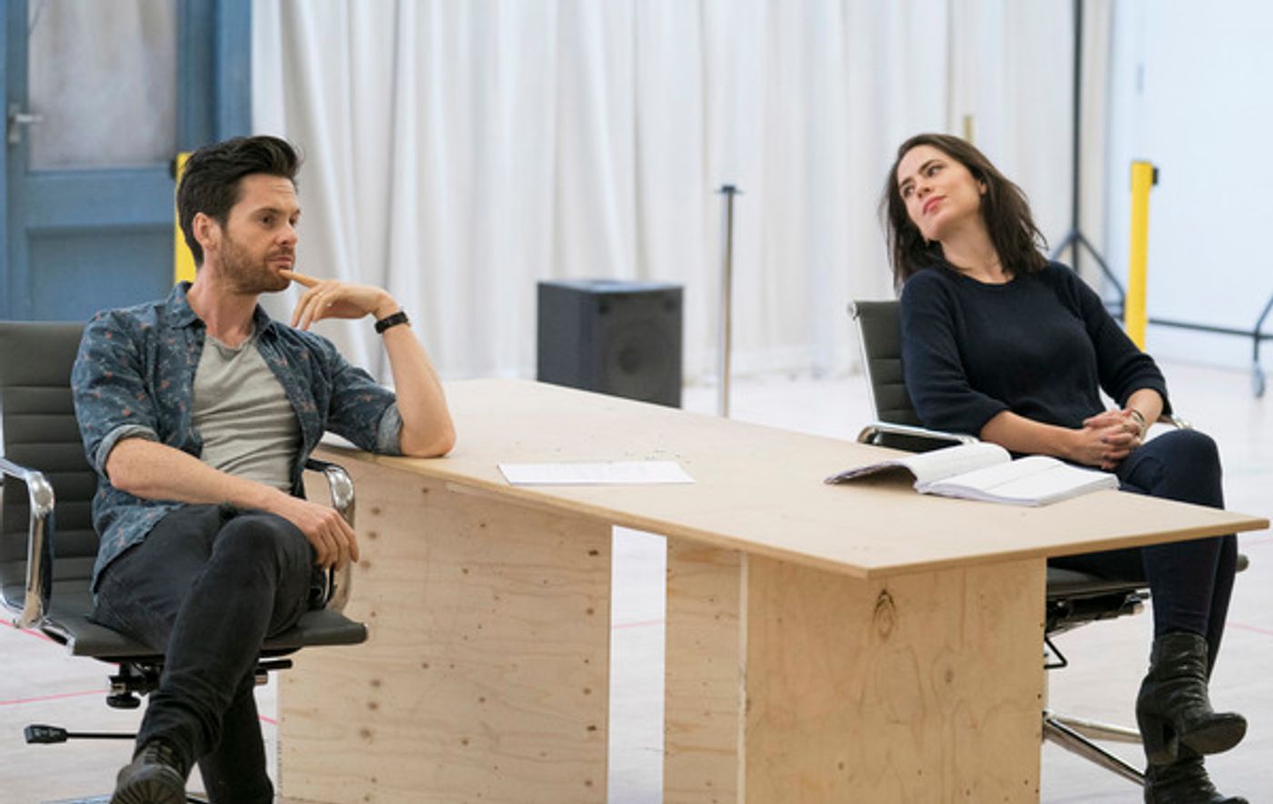 Photo Flash: In Rehearsal with Hayley Atwell and the Cast of DRY POWDER  Image