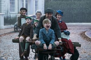 Jane (Emily Mortimer), John (Nathanael Saleh), Annabel (Pixie Davies), Ellen (Julie Walters). Jack (Lin-Manuel Miranda) Georgie (Joel Dawson) and Mary Poppins (Emily Blunt) in Disney’s original musical MARY POPPINS RETURNS, a sequel to the 1964 MARY POP @ BroadwayWorld Jane (Emily Mortimer), John (Nathanael Saleh), Annabel (Pixie Davies), Ellen (Julie W Photo