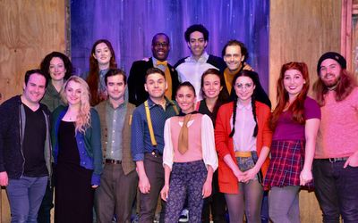 Evanna Lynch with The Cast and Creative team of PUFFS Photo