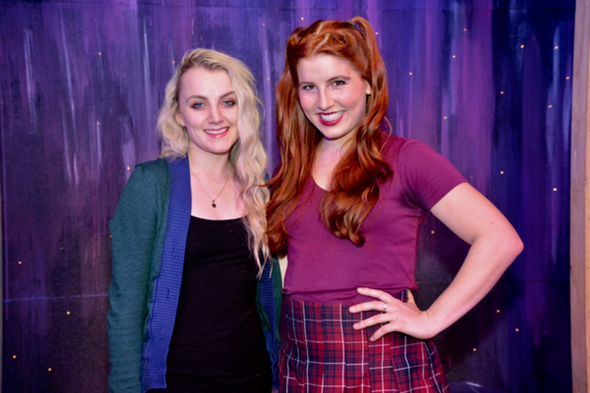 Evanna Lynch and Andy Miller at 
