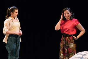 Lauren LaRocca (Gloria), Peregrine Heard (Mary) @ BroadwayWorld Lauren LaRocca (Gloria), Peregrine Heard (Mary) Photo