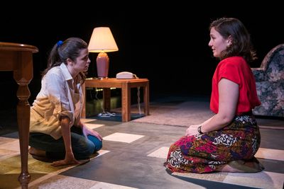 Lauren LaRocca (Gloria), Peregrine Heard (Mary) Photo