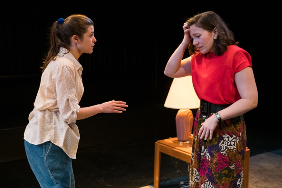 Lauren LaRocca (Gloria), Peregrine Heard (Mary) at 