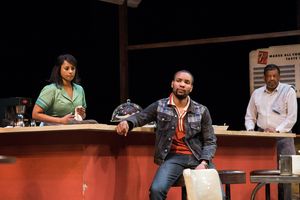 Nicole Lewis (Risa), Carlton Byrd (Sterling), Eugene Lee (Memphis) Photo