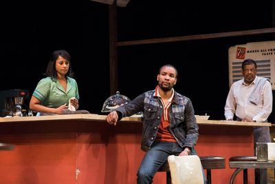Nicole Lewis (Risa), Carlton Byrd (Sterling), Eugene Lee (Memphis) Photo