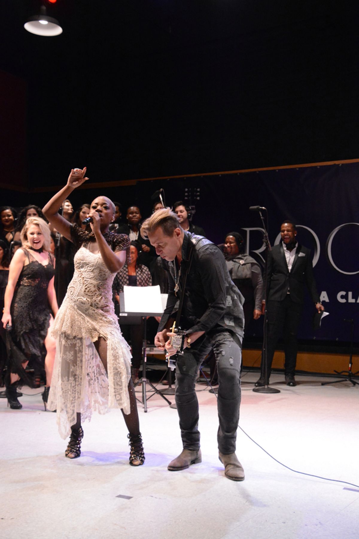 Chloe Lowery, Kimberly Nichole and Tony Bruno at 