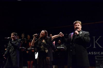 Tony Vincent, Alyson Cambridge, Rob Evan Photo