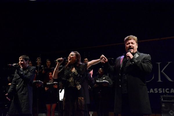 Tony Vincent, Alyson Cambridge, Rob Evan Photo