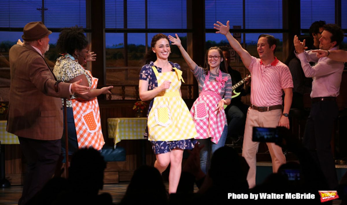 Sara Bareilles and cast at 