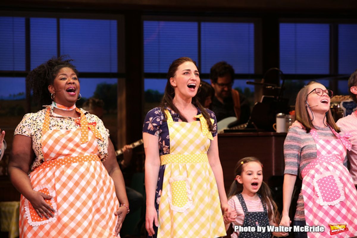 Sara Bareilles and cast at 