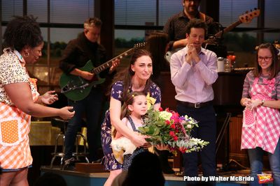Sara Bareilles with Jason Mraz and cast Photo