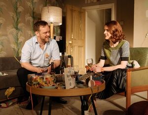 Justine Mitchell (Laura) and Sam Troughton (Danny) Photo