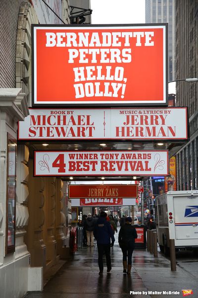 Bernadette Peters starring in  â€˜Hello, Dolly!' at the Shubert Theatre Photo