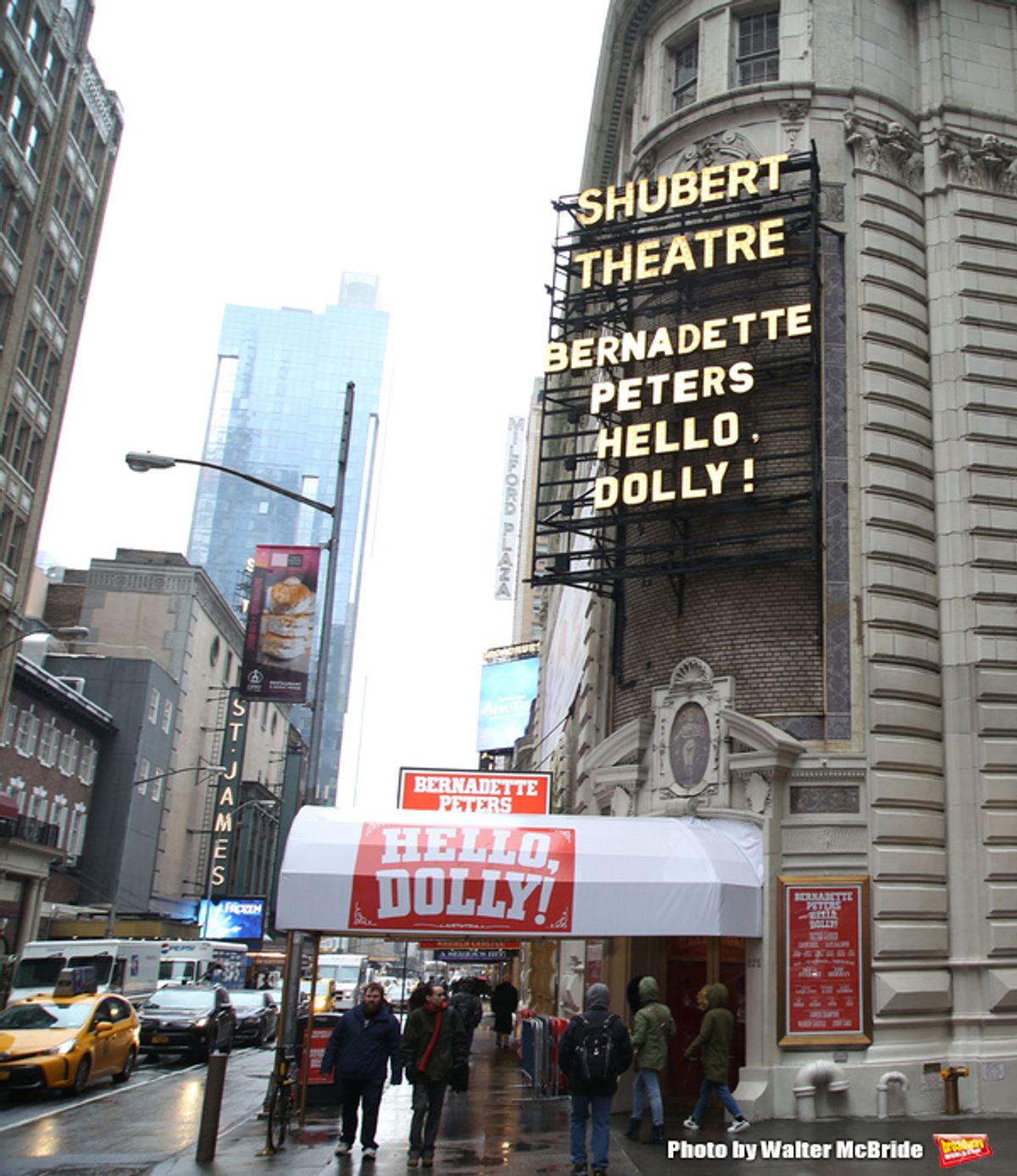 Bernadette Peters starring in  â€˜Hello, Dolly!' at the Shubert Theatre at 