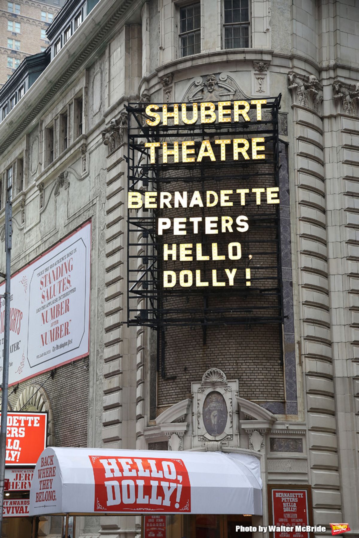 Bernadette Peters starring in  â€˜Hello, Dolly!' at the Shubert Theatre at 