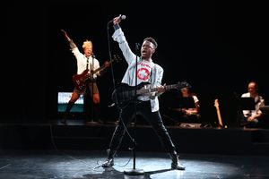 Taysha Marie Canales and Jamar Williams in Passing Strange, directed by Tea Alagić
at The Wilma Theater. Photo by Bill Hebert. @ BroadwayWorld Taysha Marie Canales and Jamar Williams in Passing Strange, directed by Tea AlagiĿ Photo
