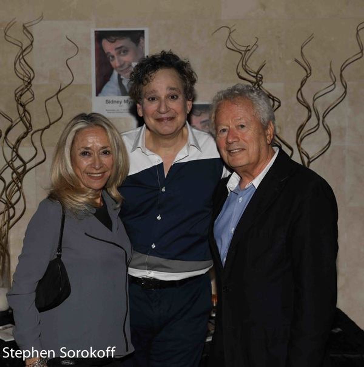 Eda Sorokoff, Sidney Myer, Stephen Sorokoff at 