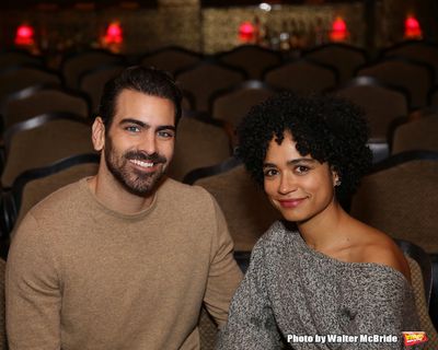 Nyle DiMarco and Lauren Ridloff Photo