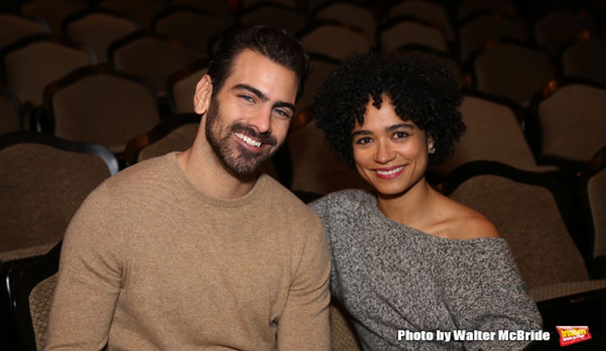 Nyle DiMarco and Lauren Ridloff at 