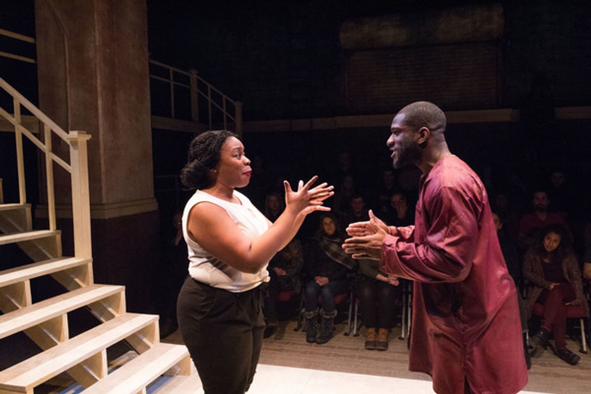 Mfoniso Udofia, Segun Akande at 