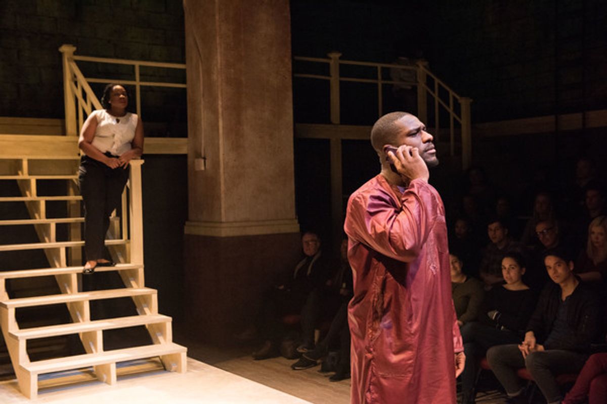 Mfoniso Udofia & Segun Akande at 