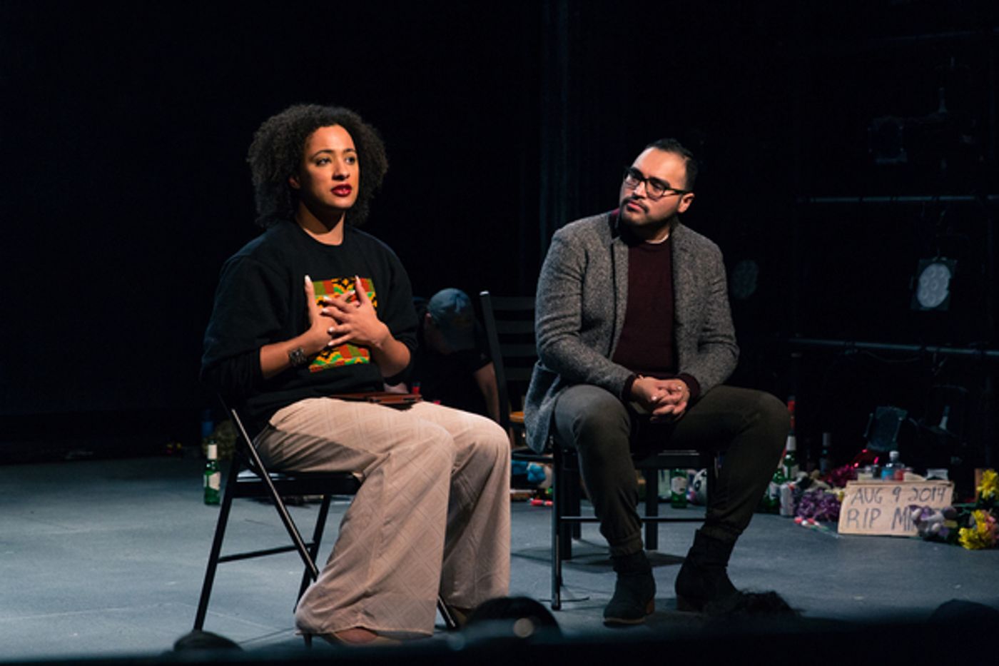 Photo Flash: Rattlestick Playwrights Theater Celebrates Opening Night of UNTIL THE FLOOD  Image