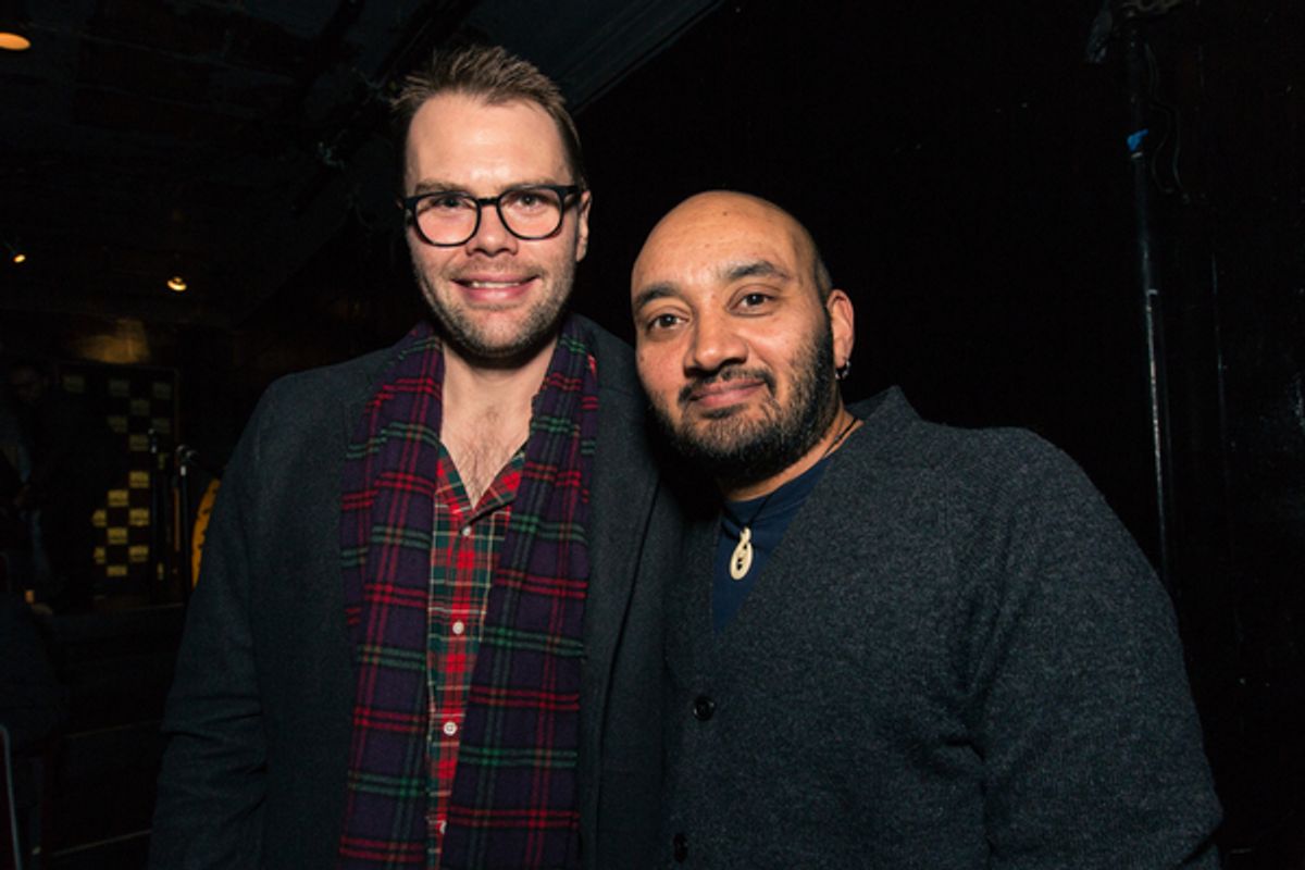 Sam HUnter and Mashuq Mustaq Deen at 