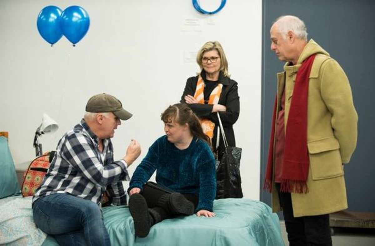 Scott Ellis, Jamie Brewer, Debra Monk & Mark Blum at 