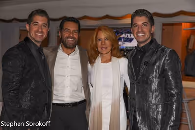 Will Nunziata, Clint Holmes, Kelly Clinton-Holmes Photo