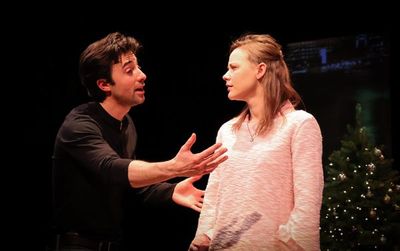 Josh Zuckerman and Paris Perrault Photo