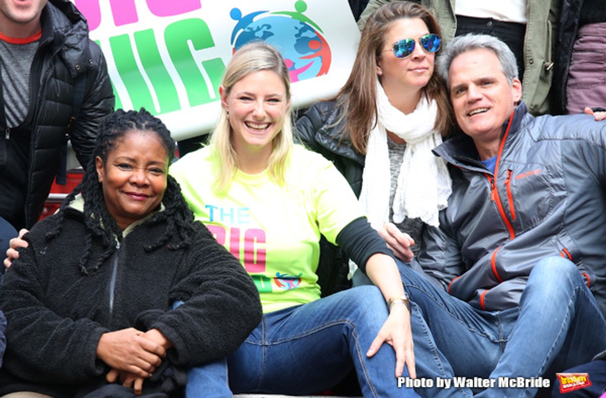 Tonya Pinkins, Laura Heywood, Laurie Nowak and Michael Park at 