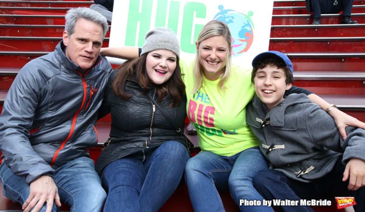 Michael Park, Ryann Redmond and Laura Heywood and Anthony Rosenthal at 