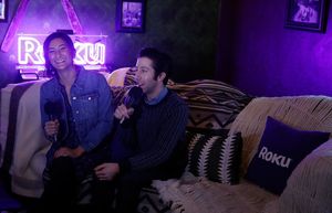 Jessica Sanders and Simon Helberg Photo