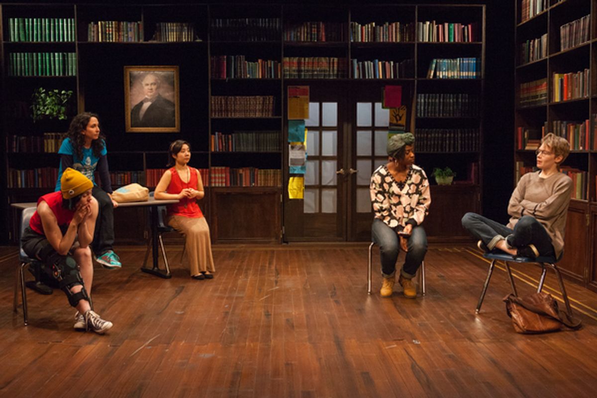 Emily Lynn, Maggie Johnson, Lexie Braverman, Brett Ashley Robinson, Bije Anngo at 