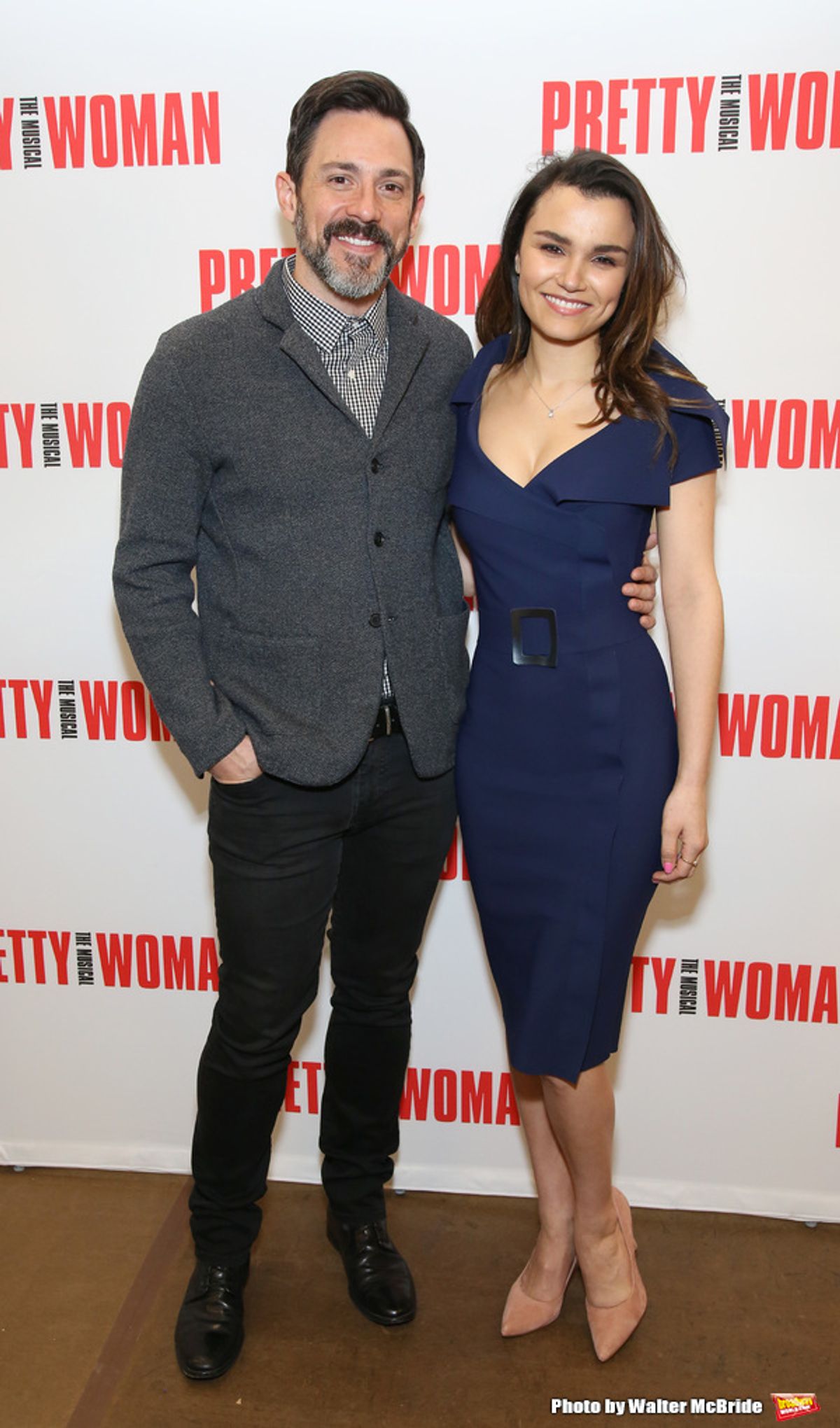 Steve Kazee and Samantha Barks  at 