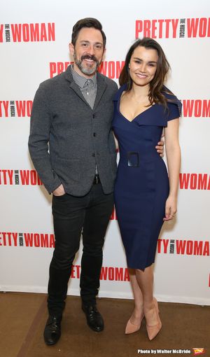 Steve Kazee and Samantha Barks @ BroadwayWorld Steve Kazee and Samantha Barks Photo