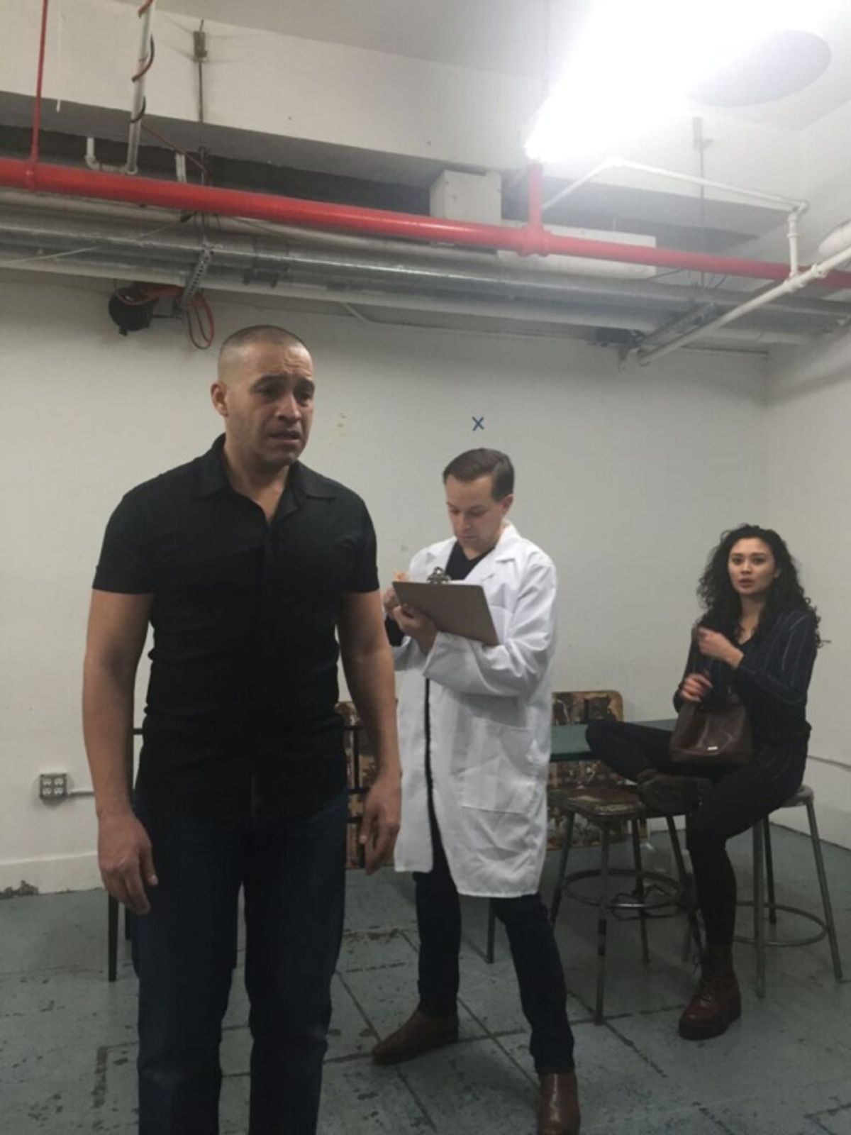 Robert Maisonett in the forefront during a powerful scene at 