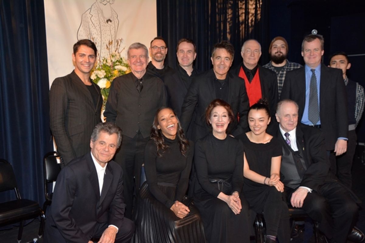 Michael Raver, James Prendergast, Andy Baldeschwiler, Ted Koch, Derek Smith, Simon Jones, Bradford Cover, Richard Ferrone, Nikki M. James, Dana Smith-Croll, Midori Francis and Sidney J. Burgoyne with Philip B. Richard II and Matthew Falance at 