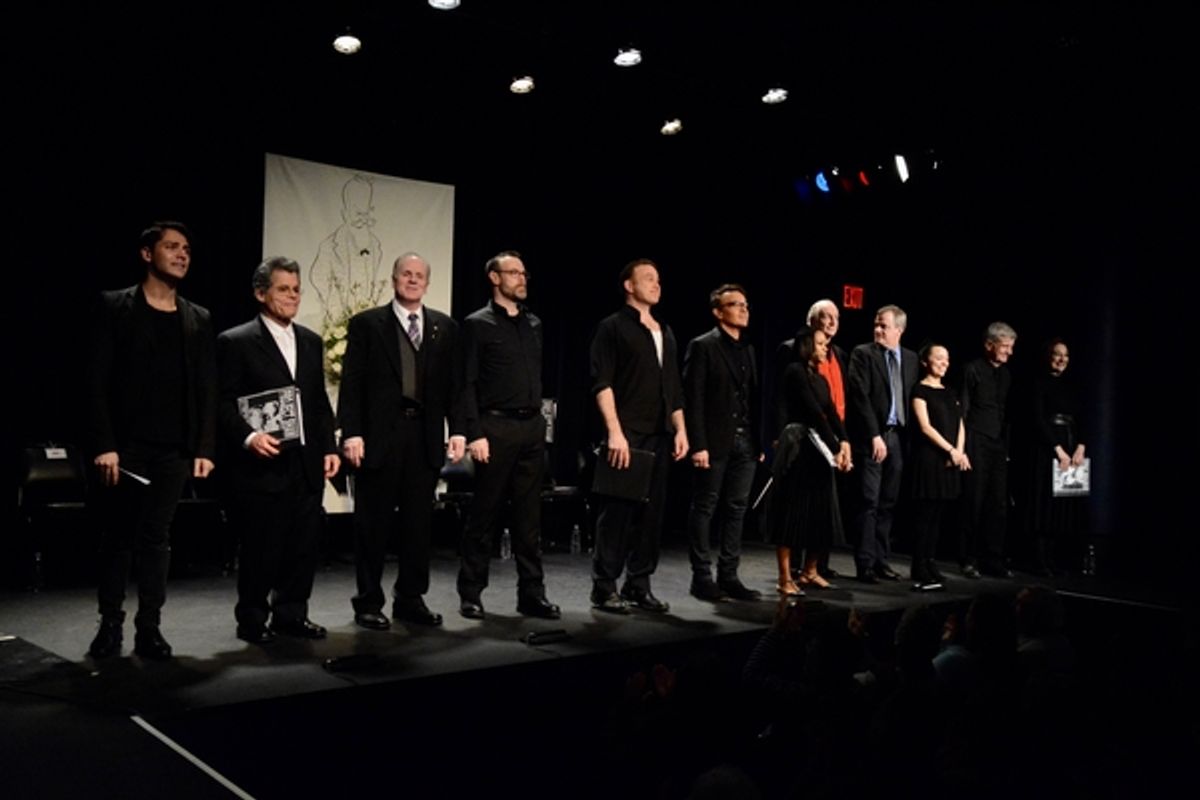 Michael Raver, Richard Ferrone, Sidney J. Burgoyne, Ted Koch, Derek Smith, Nikki M. James, Bradford Cover, Midori Francis, James Prendergast and Dana Smith-Croll at 