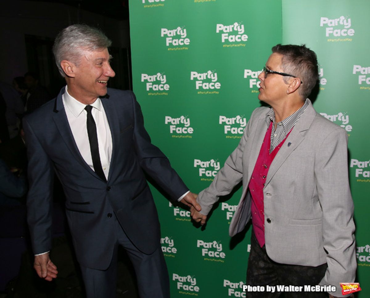 David Garrison and Amanda Bearse at 