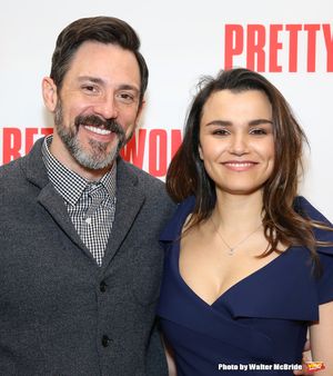 Steve Kazee and Samantha Barks a Photo