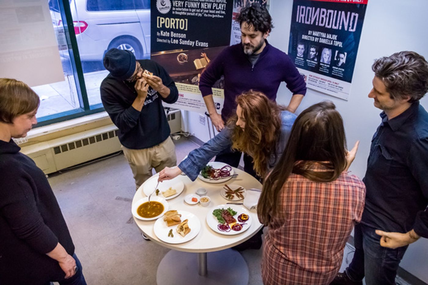 Photo Flash: Get a First Taste of Rehearsals for PORTO at WP Theater  Image