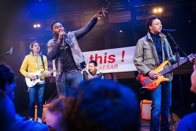 Zachary Hart, Abraham Popoola, Fred Fergus, and Kit Young Photo