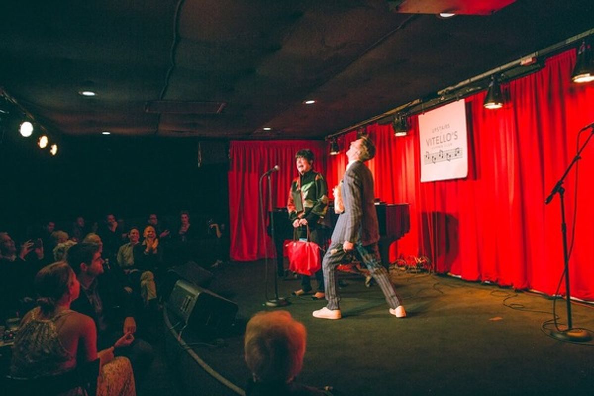 Joanne Worley, Jim Caruso at 