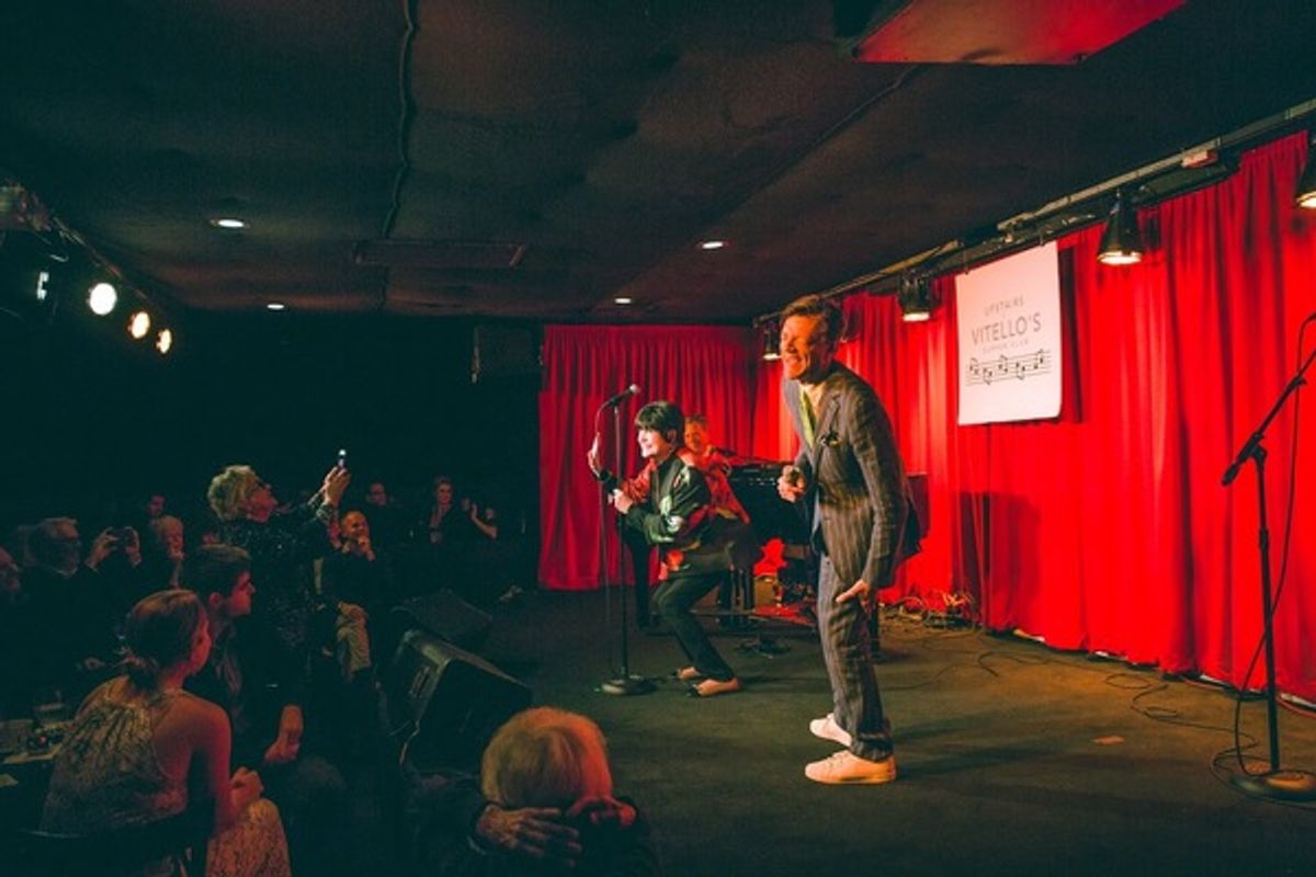 Joanne Worley, Jim Caruso at 