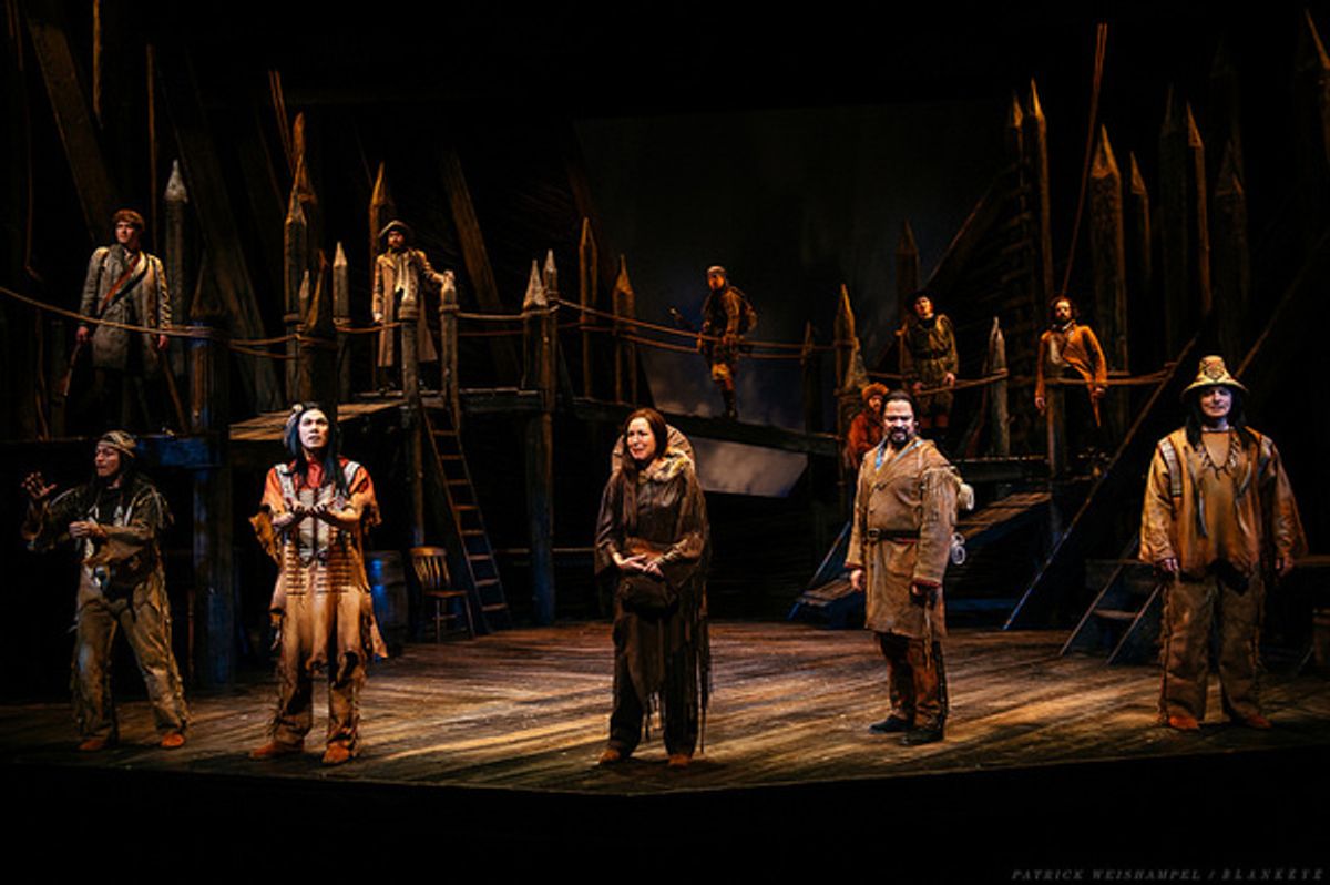 Front (L-R): Michael Evans Lopez, Anthony Lam, DeLanna Studi, Jimmy Garcia and Rafael Untalan. at 