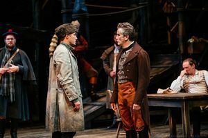 L-R: Michael Morrow Hammack as John Reed and Douglas Dickerman as Wilson Price Hunt w Photo