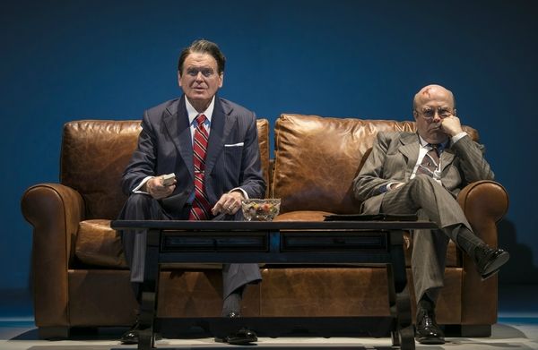 Rob Riley (Ronald Reagan) and William Dick (Mikhail Gorbachev) in Blind Date by Rogel Photo